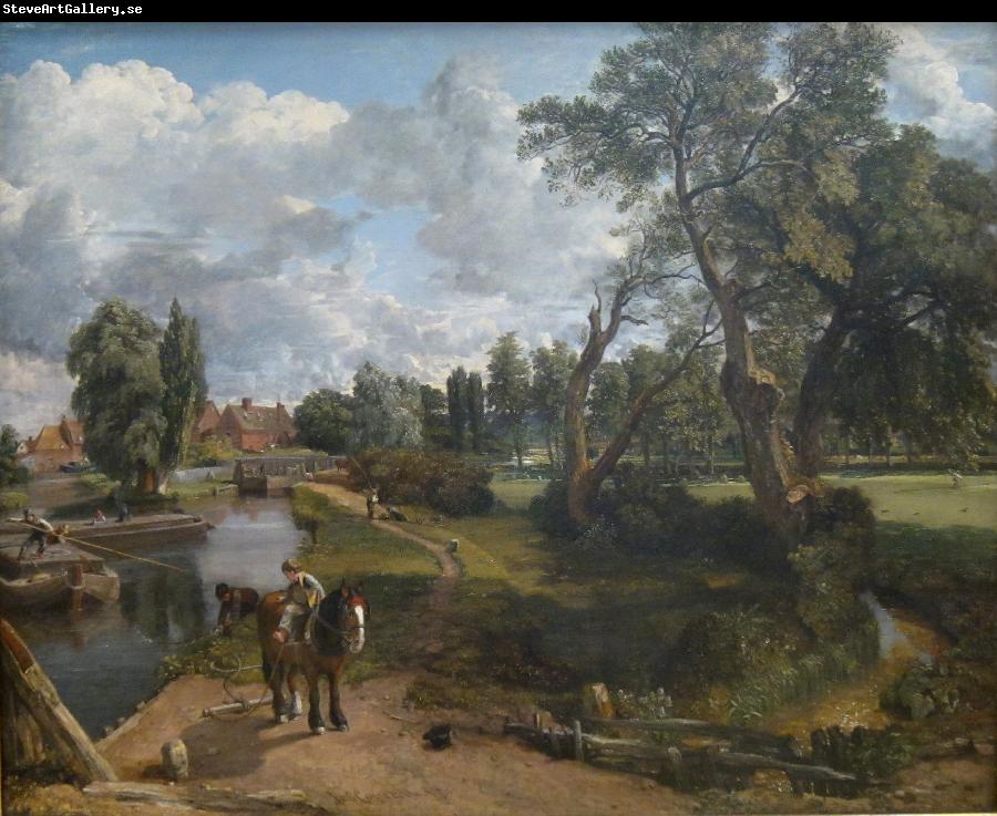 John Constable Flatford Mill or Scene on a Navigable River